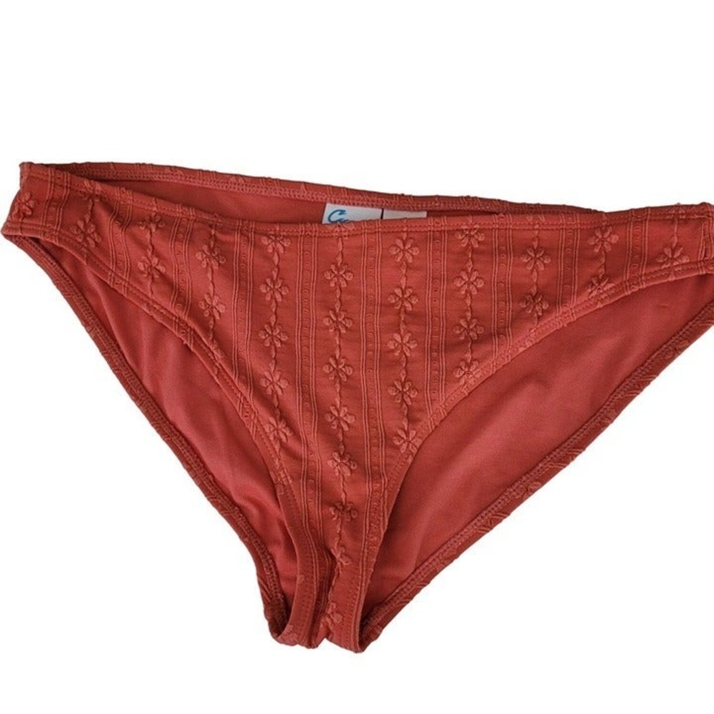 California Waves Bikini Bottoms XL Burnt Orange XL